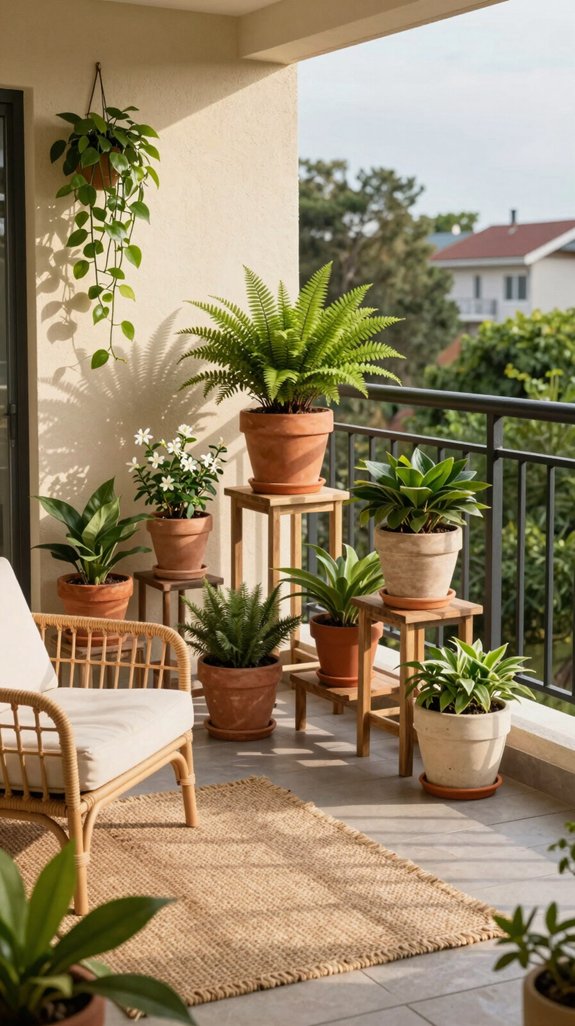 cottage garden balcony design