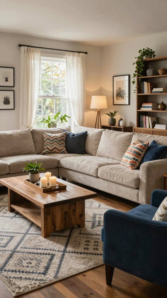 cozy american living room designs