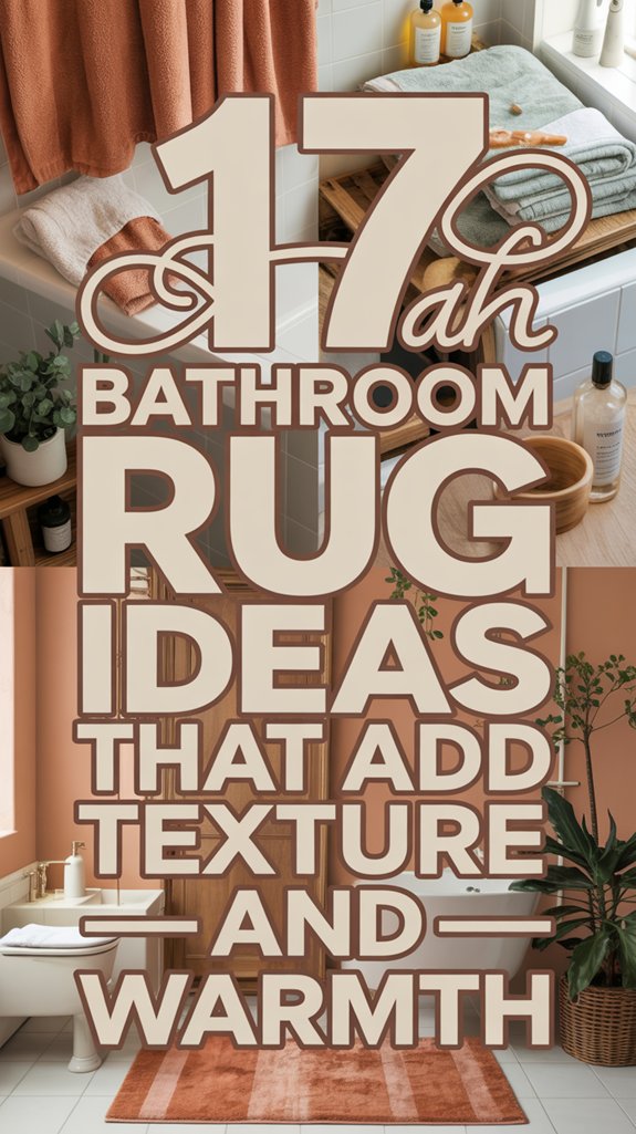 17 Bathroom Rug Ideas That Add Texture and Warmth 1 cozy bathroom rug designs