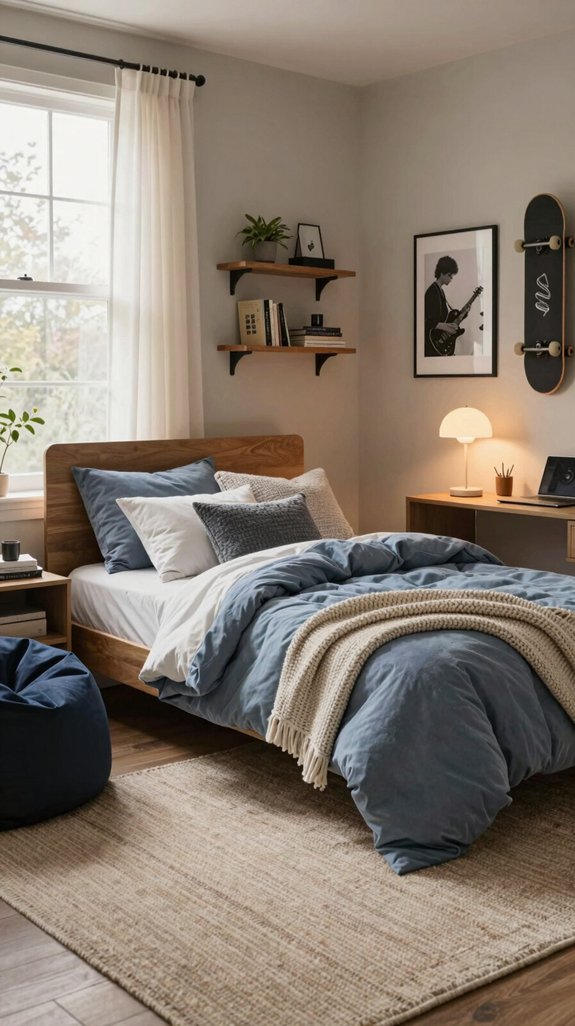cozy bedroom cocoon textures