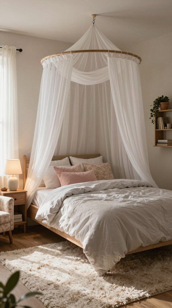cozy canopy bed retreat