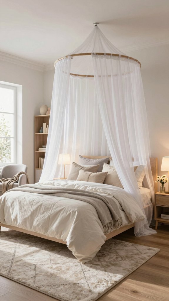 16 Room Ideas for the Bedroom You’ll Want to Copy 3 cozy canopy bed sanctuary