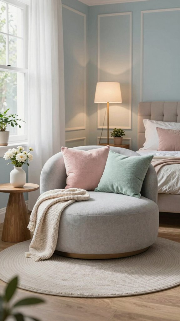 16 Room Ideas for the Bedroom You’ll Want to Copy 15 cozy circular seating nooks