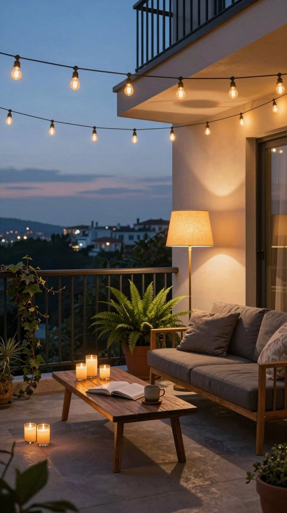 cozy evening retreat lighting