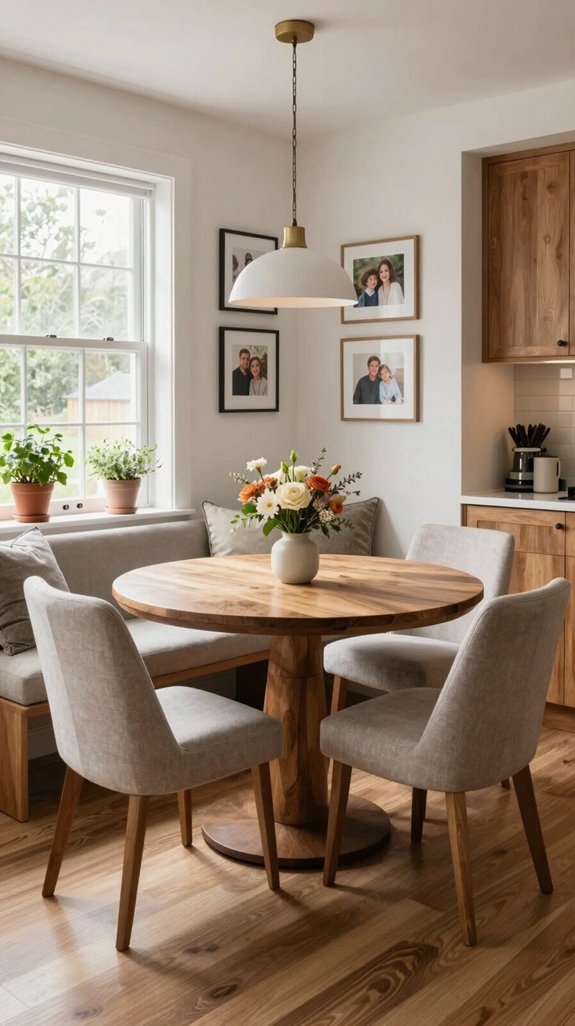 cozy family dining nook
