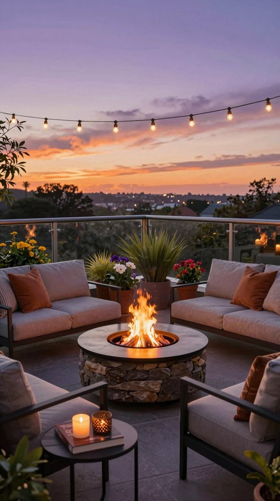 22 House Balcony Ideas to Elevate Your Home Exterior 3 cozy fire pit gatherings