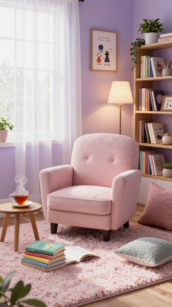 cozy inviting reading nook