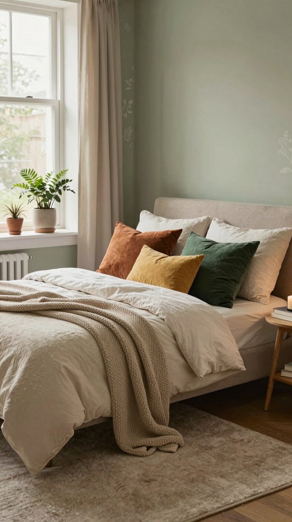 cozy layered bedding accessories