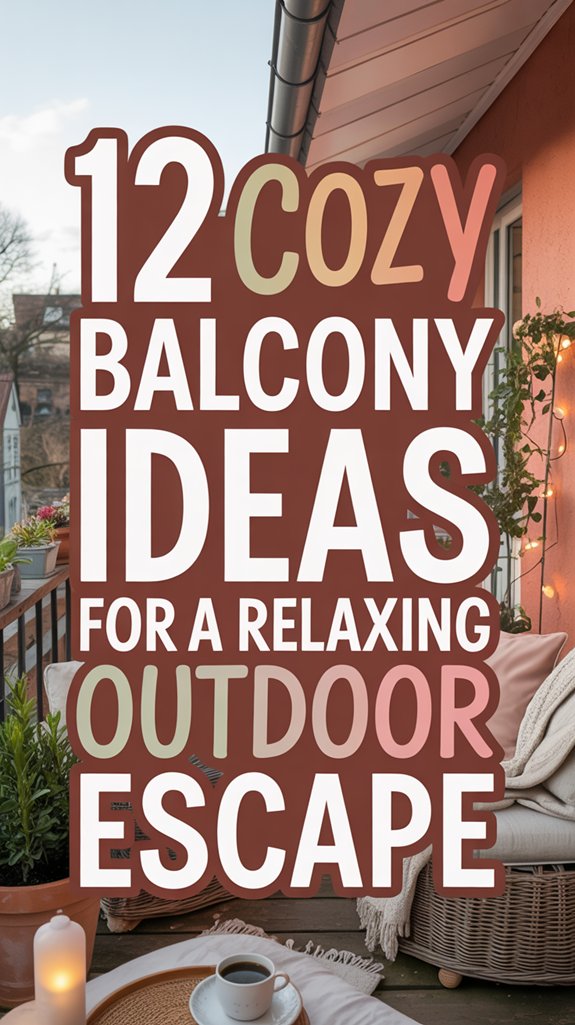 cozy outdoor balcony escape