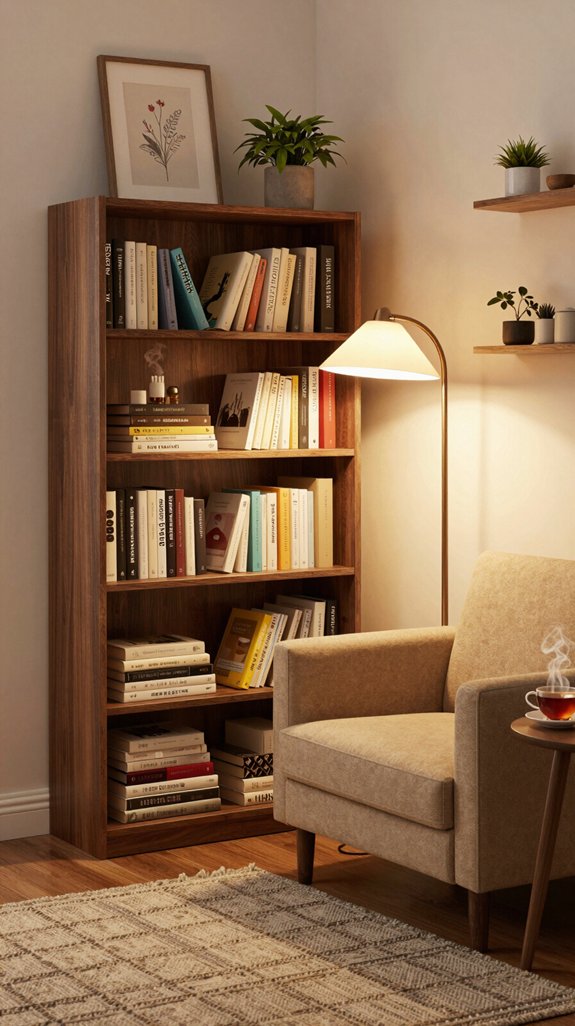 22 Wall Decor Design Ideas for Living Rooms 16 cozy reading nook design