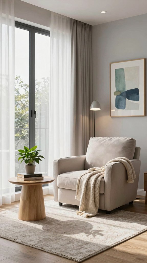cozy reading nook design