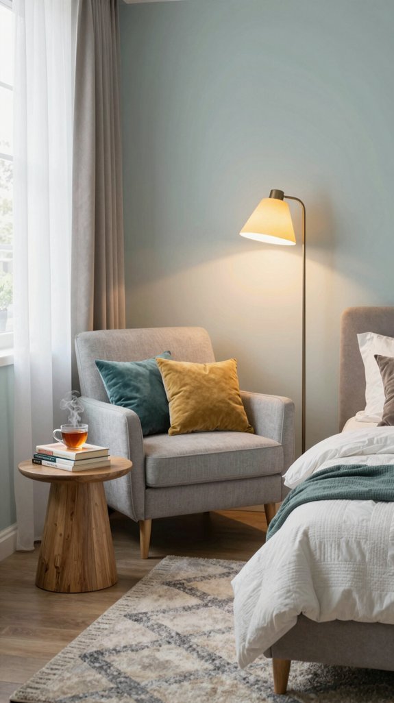cozy reading nook design