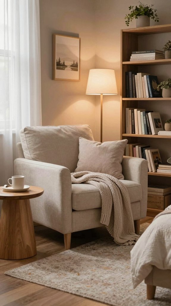cozy reading nook retreat