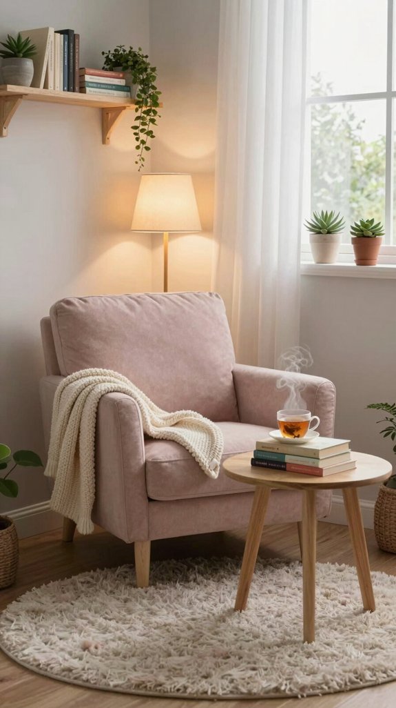 cozy reading nook sanctuary