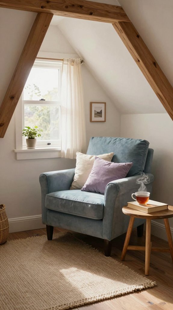 cozy retreat under eaves