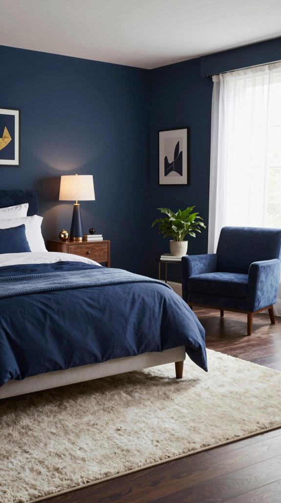 13 Navy Blue Bedroom Ideas for a Sophisticated Look 13 cozy rugs enhance bedroom warmth