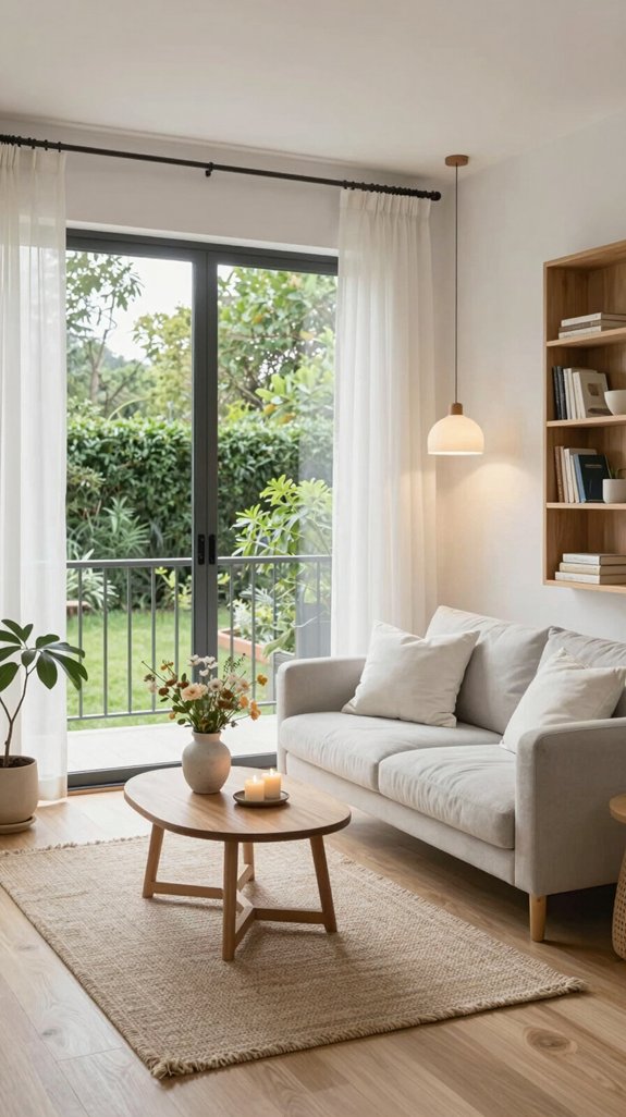 cozy scandinavian balcony retreat