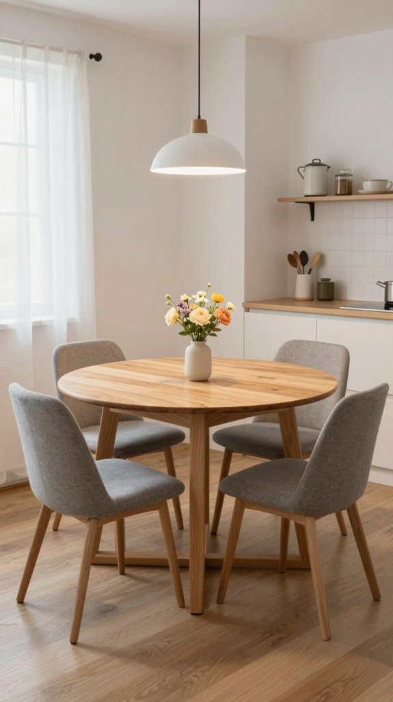 18 Small Kitchen Table Ideas for Compact Dining 2 cozy space saving round tables