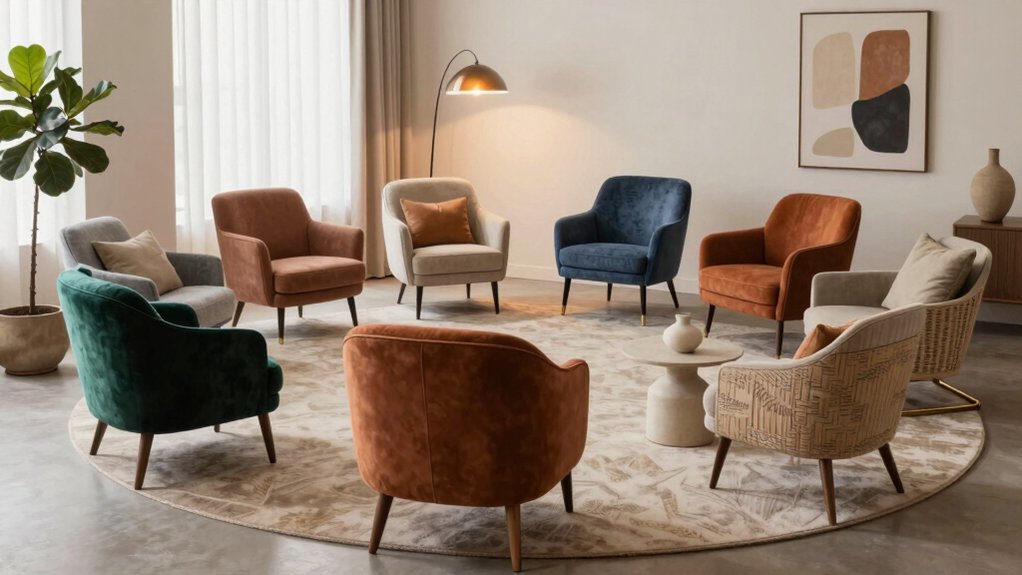 cozy stylish slipper chairs