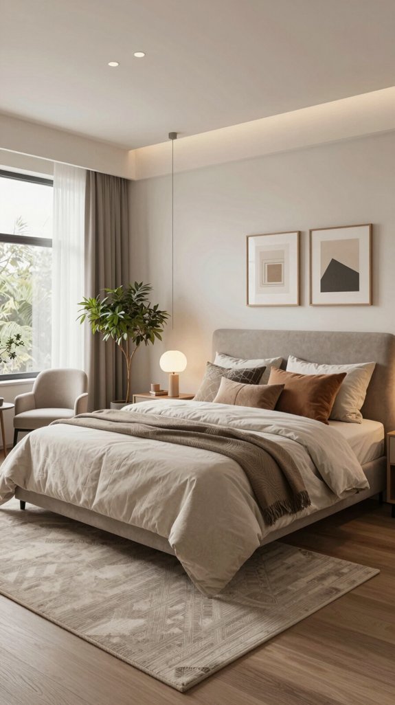 cozy tranquil bedroom retreat