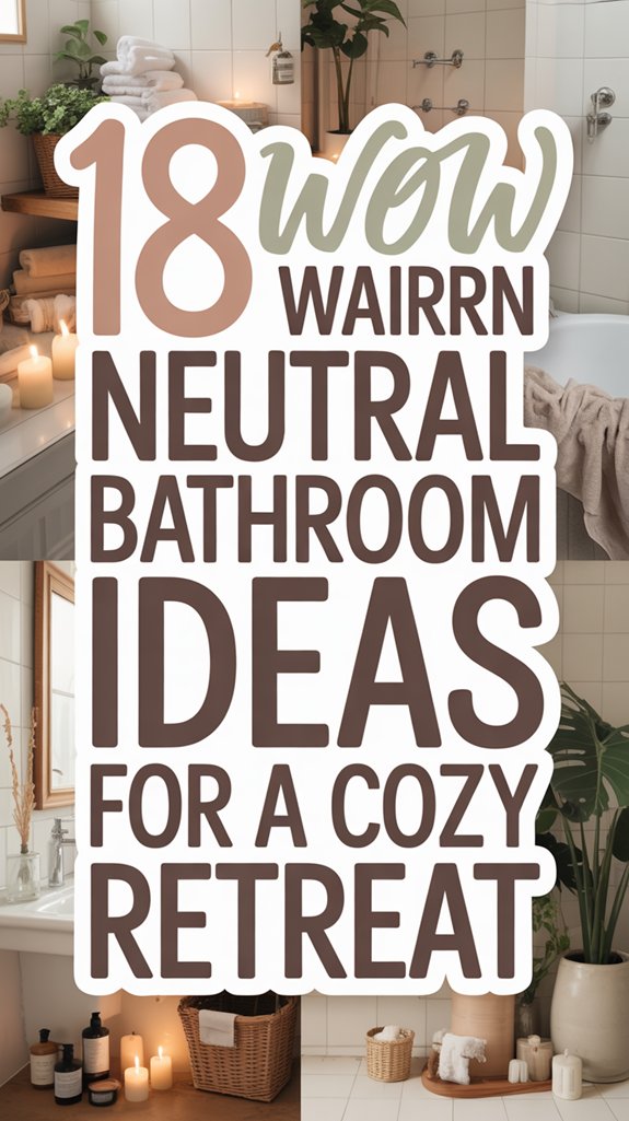 18 Warm Neutral Bathroom Ideas for a Cozy Retreat 1 cozy warm neutral bathrooms