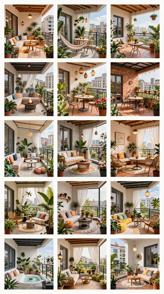 cozy year round balcony designs
