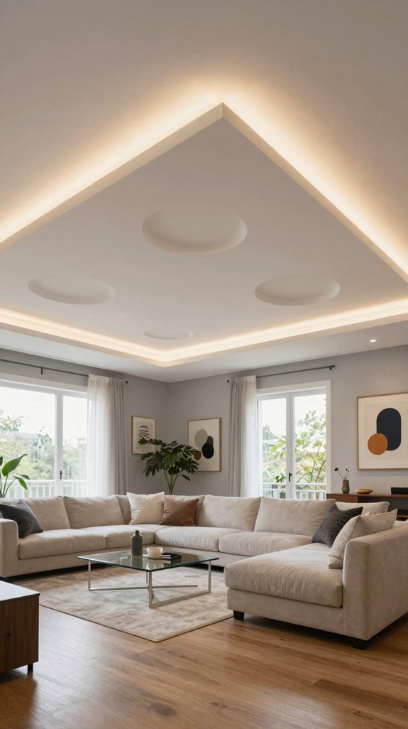 16 Modern False Ceiling Design Ideas for Living Rooms 15 creative and functional ceilings