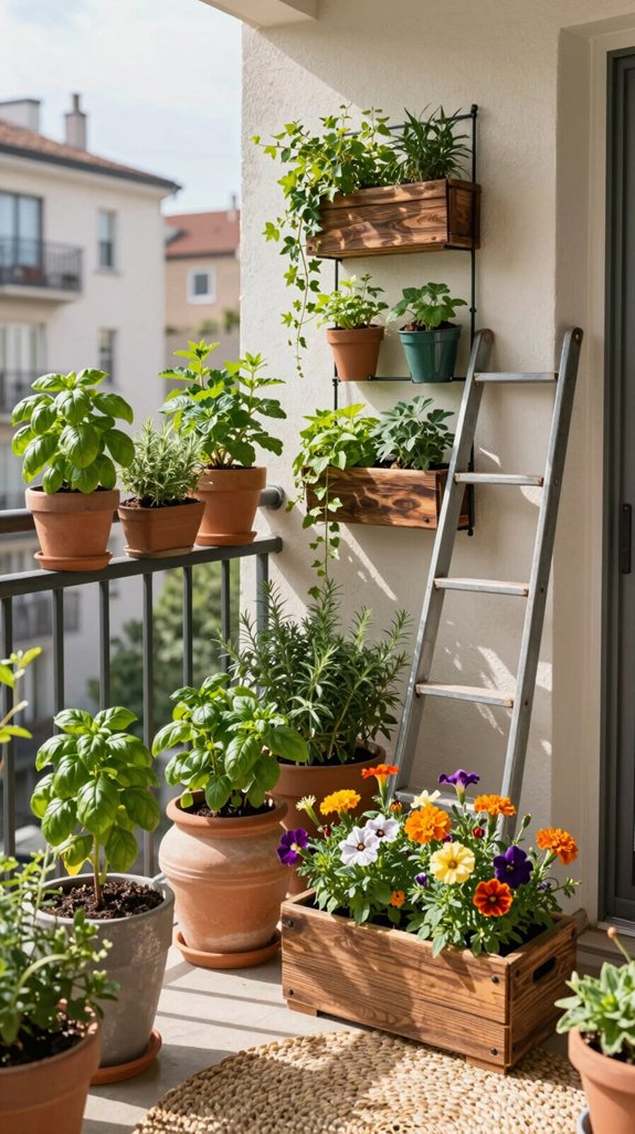 14 Tiny Balcony Garden Ideas for Urban Green Living 8 creative container garden design