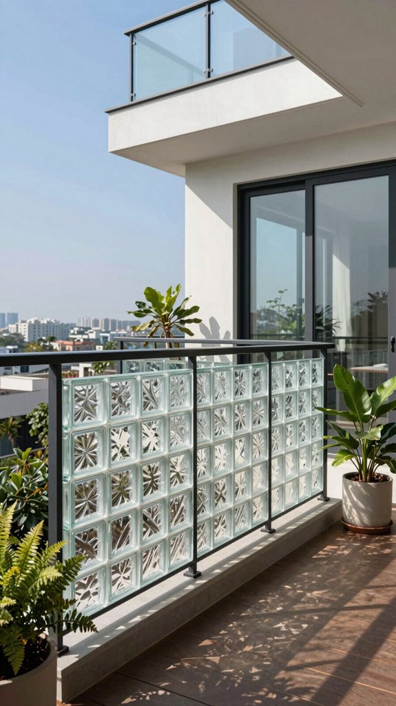 creative durable balcony railings