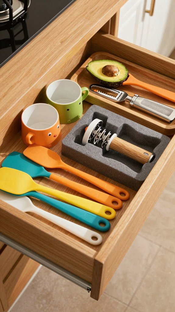 creative kitchen tool organization