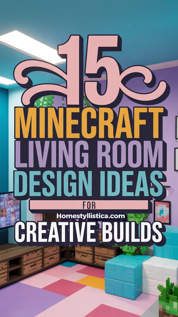 15 Minecraft Living Room Design Ideas for Creative Builds - Home Stylistica