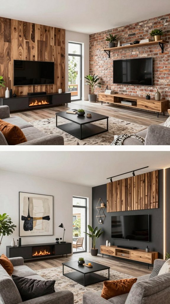 creative tv wall designs