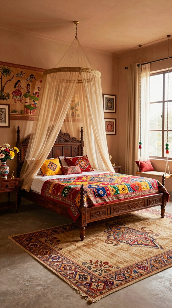 12 Indian Bedroom Decor Ideas With Cultural Charm 7 cultural charm through artifacts
