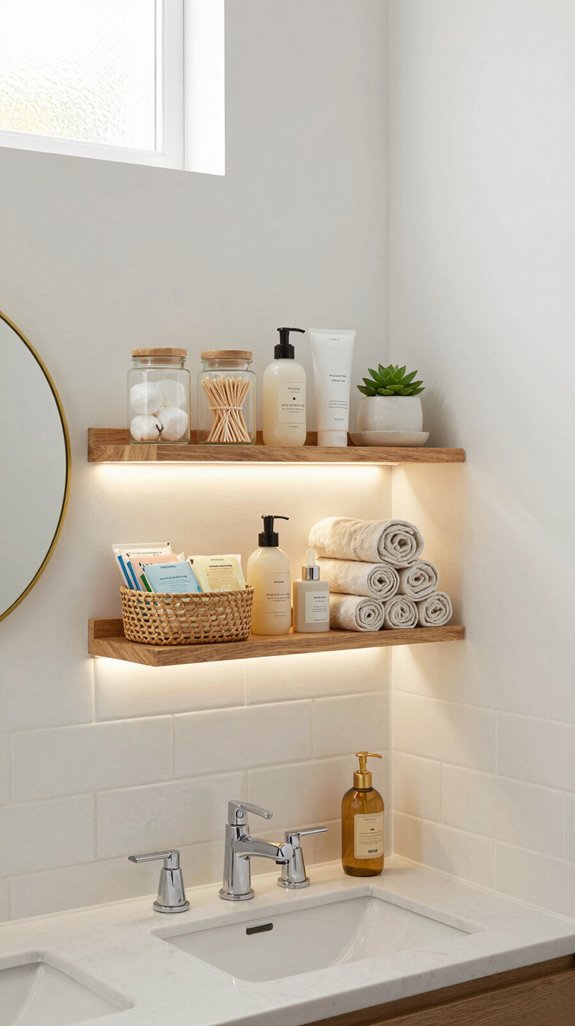 curated guest toiletry station