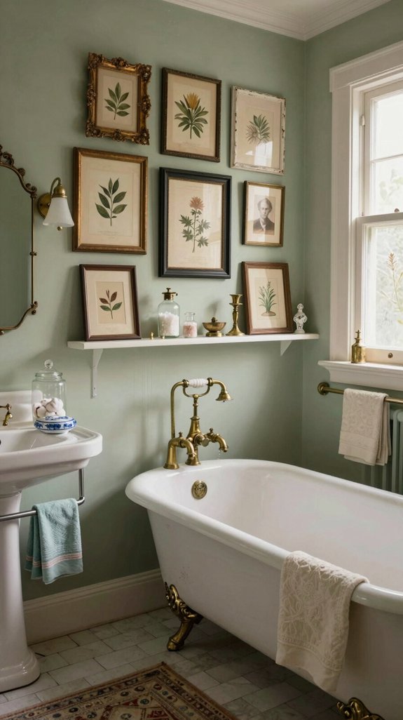 20 Vintage Bathroom Ideas With Timeless Appeal 21 curated vintage bathroom art