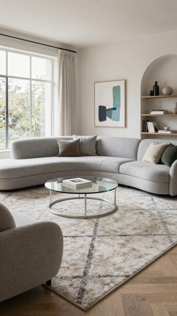 curved furniture enhances comfort