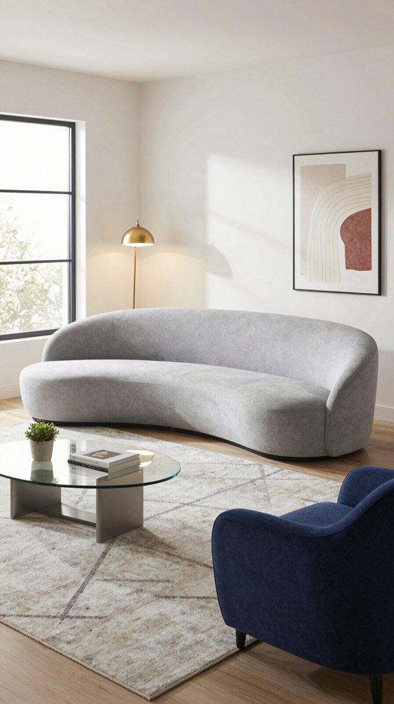 curved sofas beauty and comfort