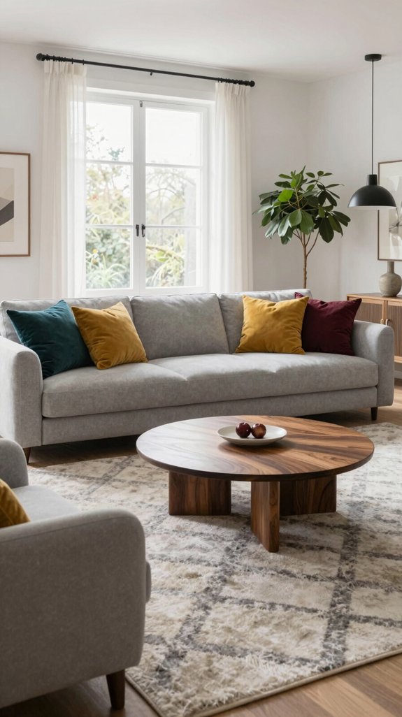 18 Contemporary Living Room Design Ideas for Modern Homes 17 curves comfort coziness nostalgia