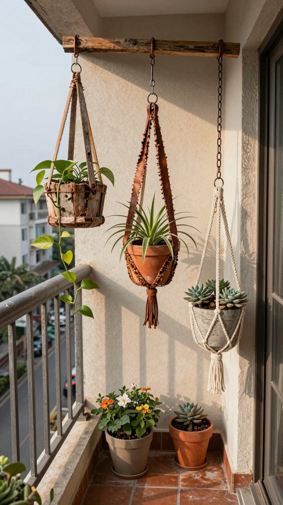 custom plant hangers recycled
