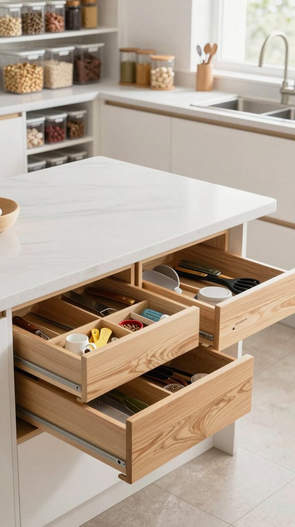 customizable kitchen drawer organization