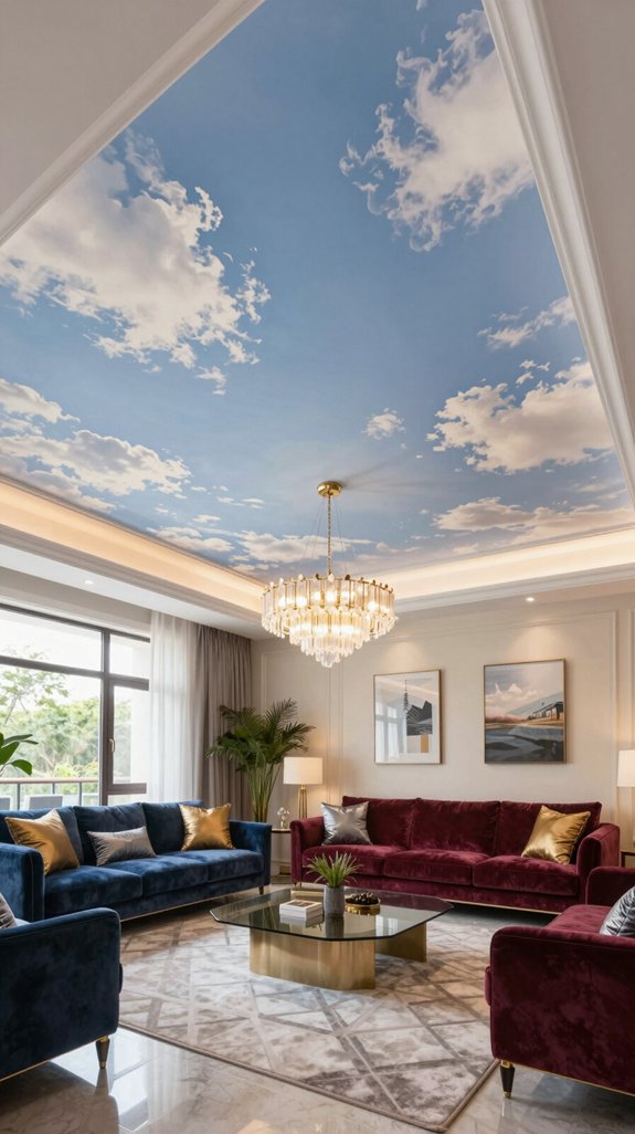 17 Luxury Ceiling Design Ideas for Living Rooms 14 customizable modern ceiling designs