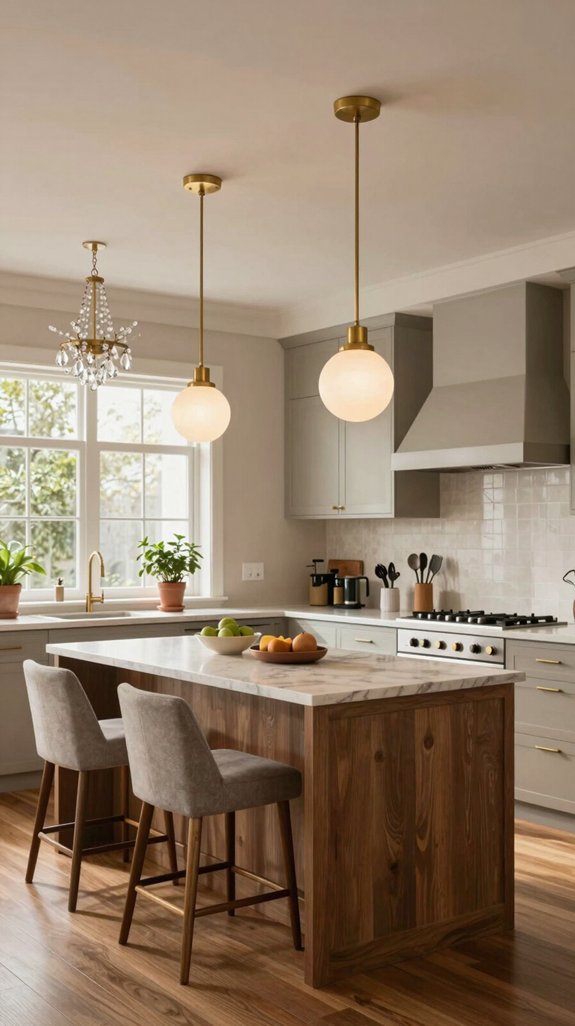 decorative lighting enhances ambiance