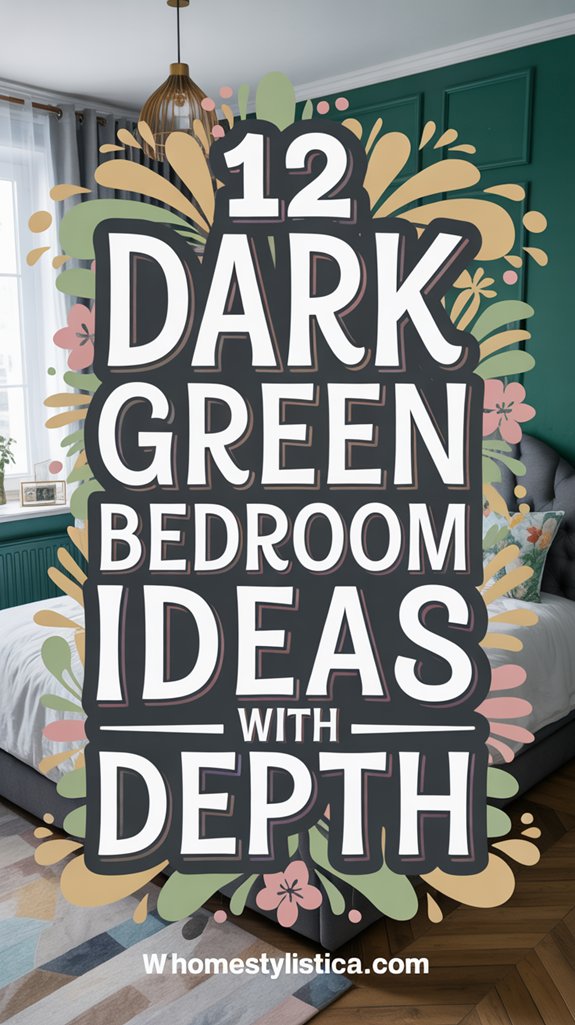 deep dark green designs