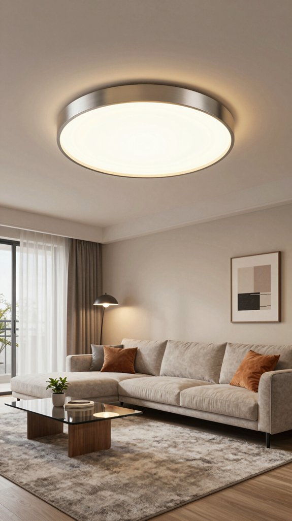 dimmable lights enhance ambiance