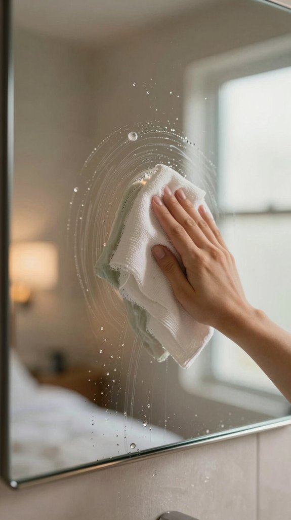 Mirror Cleaning Tips for a Spotless Bedroom 13 dish soap anti fog solution
