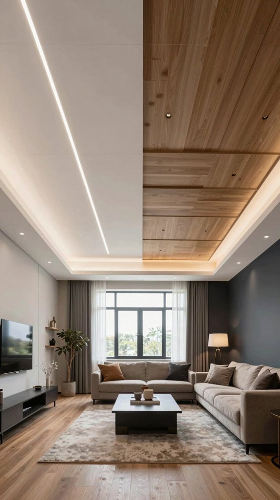 16 Modern False Ceiling Design Ideas for Living Rooms 17 diy vs professional installation
