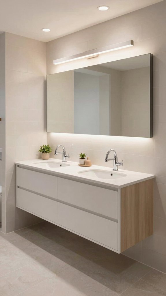 double vanity size options