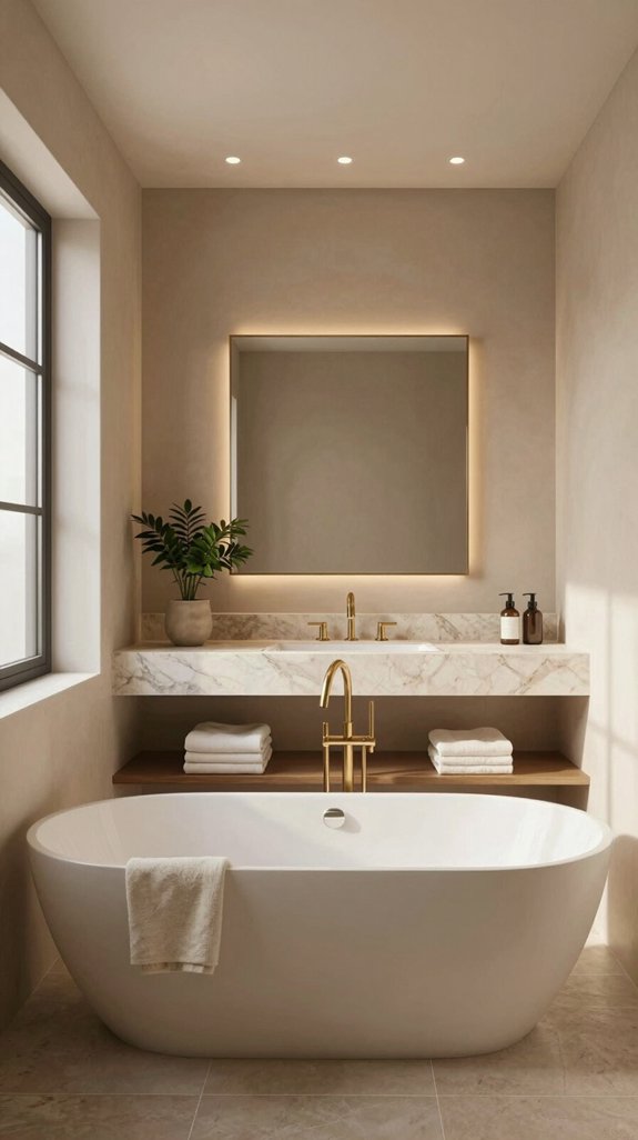 dramatic deeper beige elegance