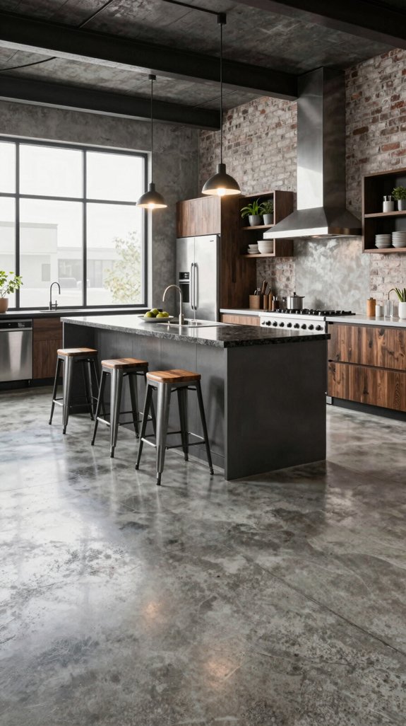 durable low maintenance concrete floors