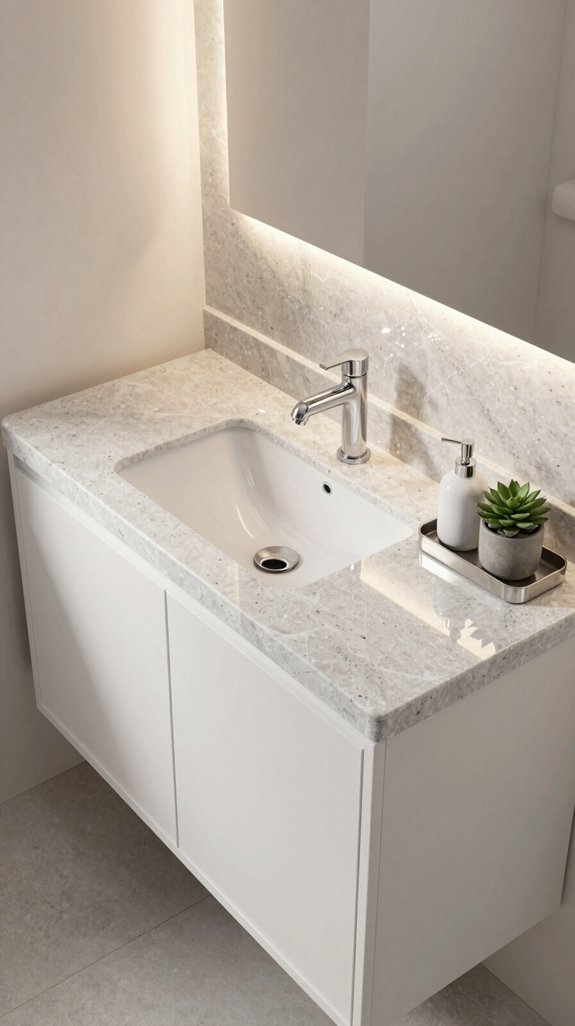 durable low maintenance quartz countertops